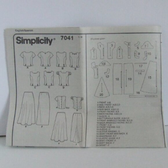 Simplicity sewing pattern Girls formal dress uncut vintage wedding evening prom - Picture 4 of 5